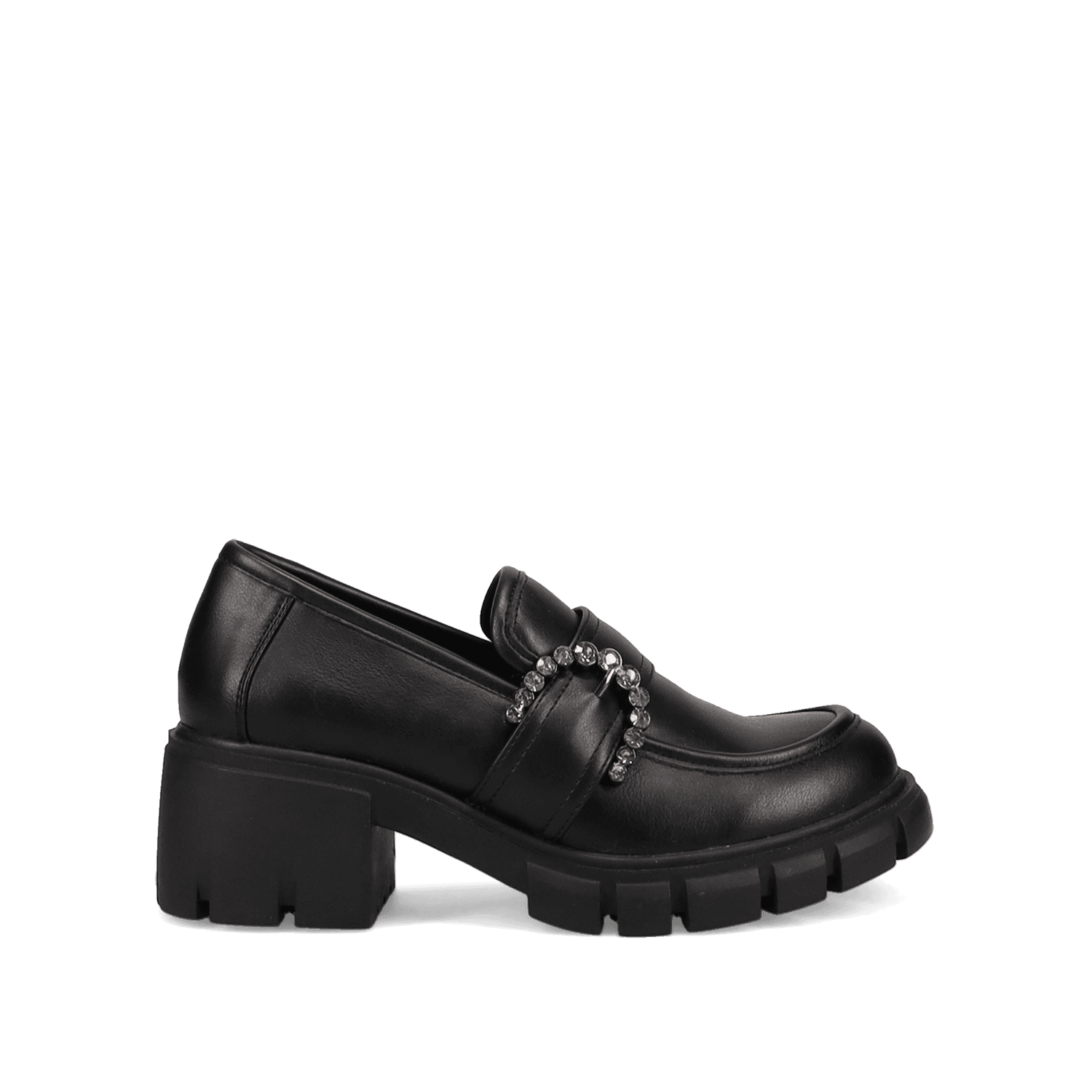 Μαύρο chunky loafer
