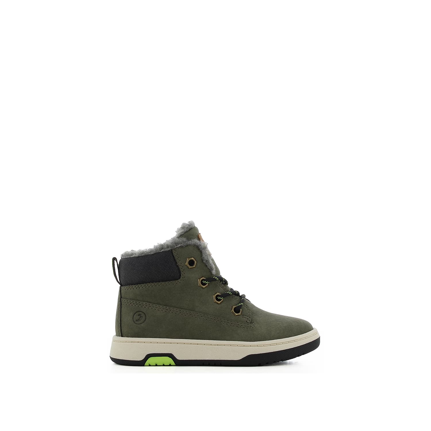 Χακί παιδικό μποτάκι sneaker