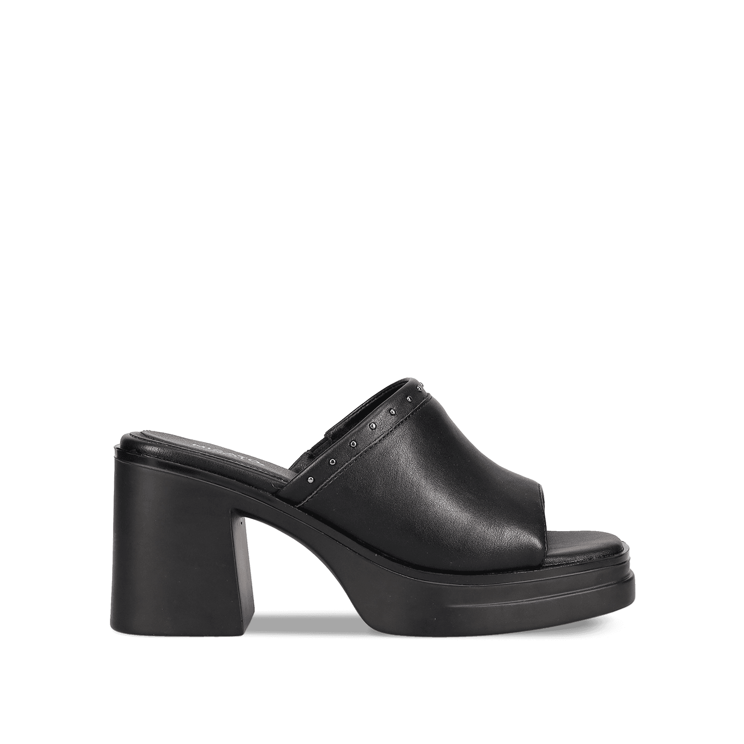 Μαύρο mule πέδιλο