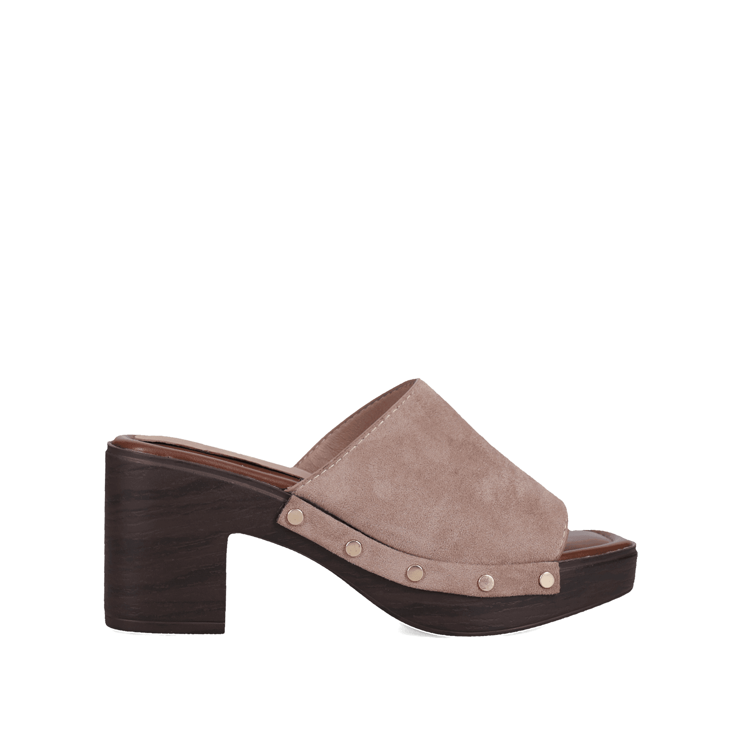 Taupe mule τσόκαρο