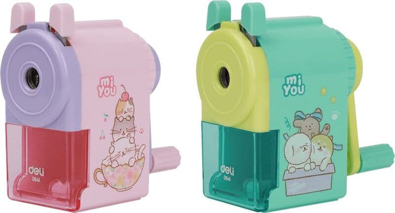 Deli Ξύστρα Επιτραπέζια Miyou-2 Σχέδια-1Τμχ (231.906410)
