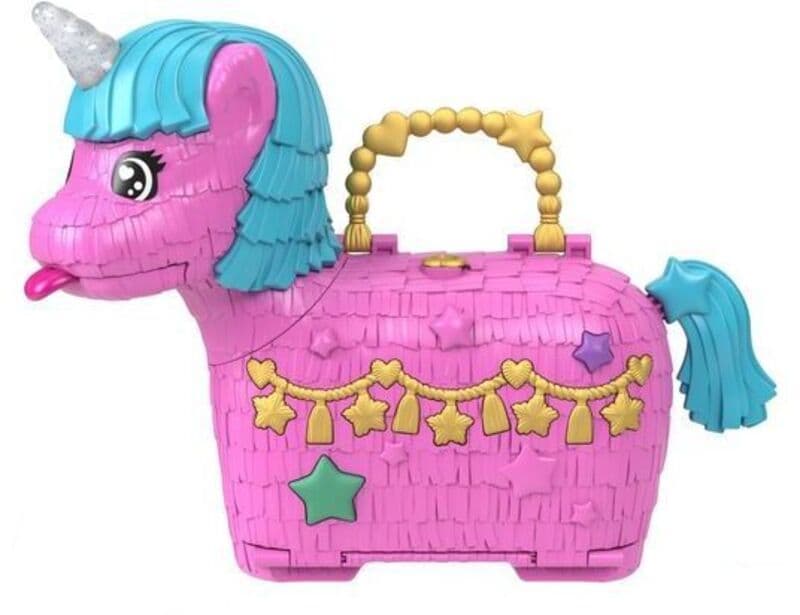 Polly Pocket Polly Μονόκερος Πινιάτα Έκπληξη Σετ-2 Σχέδια (GVL88)