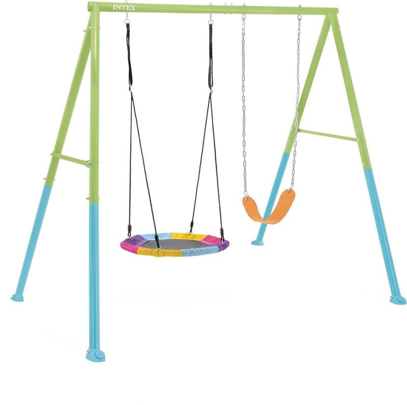 Intex Σετ Κούνια 2 Σε 1 Saucer & Swing 254cmX235cmX200cm (44125)