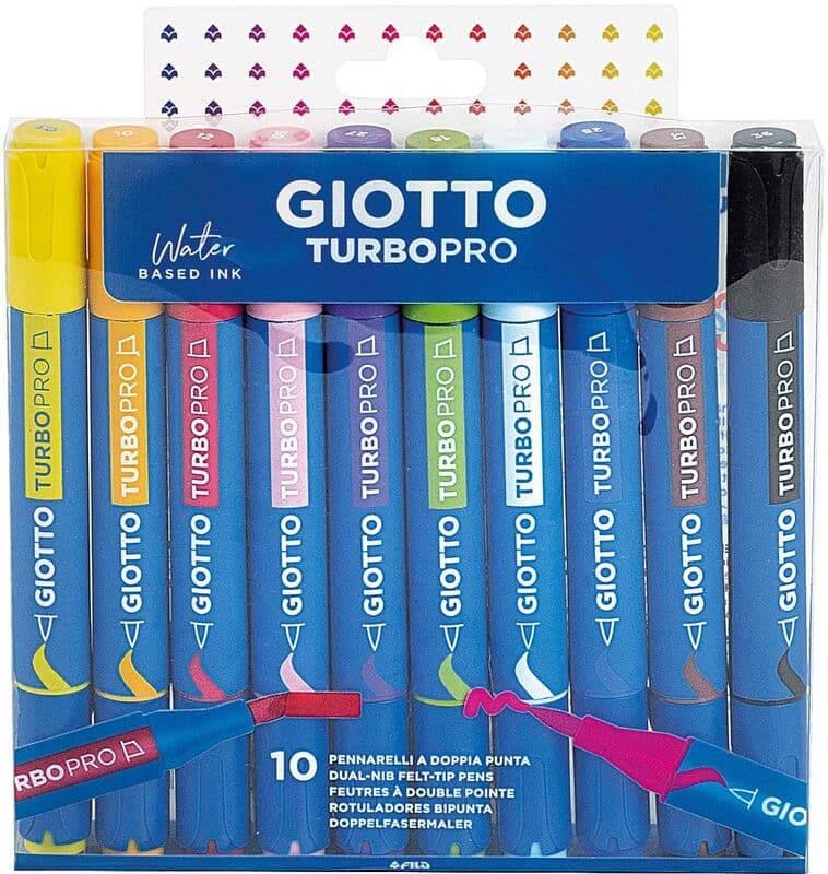 Giotto Μαρκαδόροι Turbo Pro 10Τμχ (428300)
