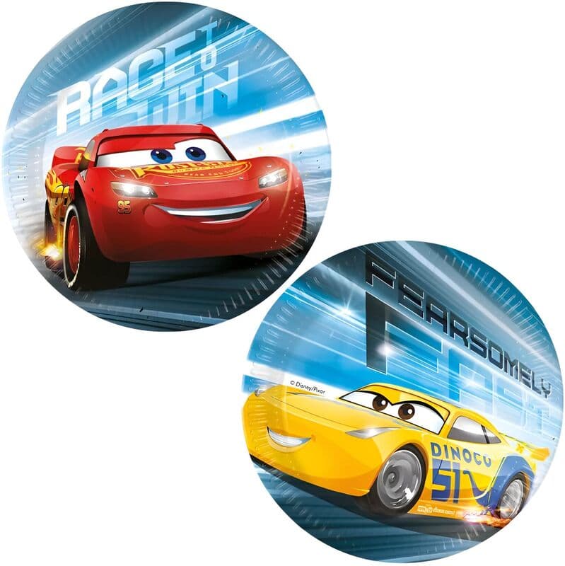 Πιάτα Μεσαία Cars Victory Is Mine 20cm 8Τμχ (097284)