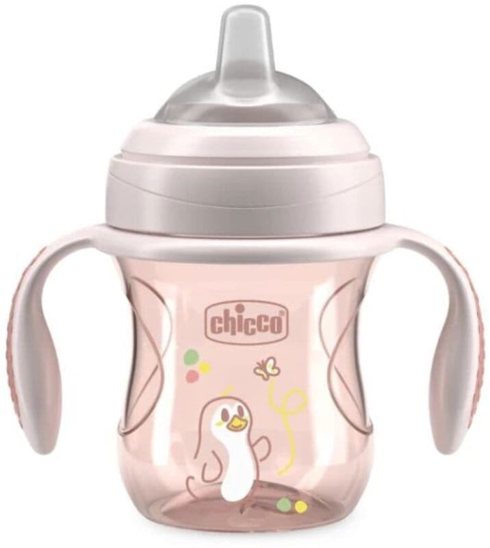 Chicco Κύπελλο Transition 4+ Μηνών Natural Ροζ (F04-06911-15)