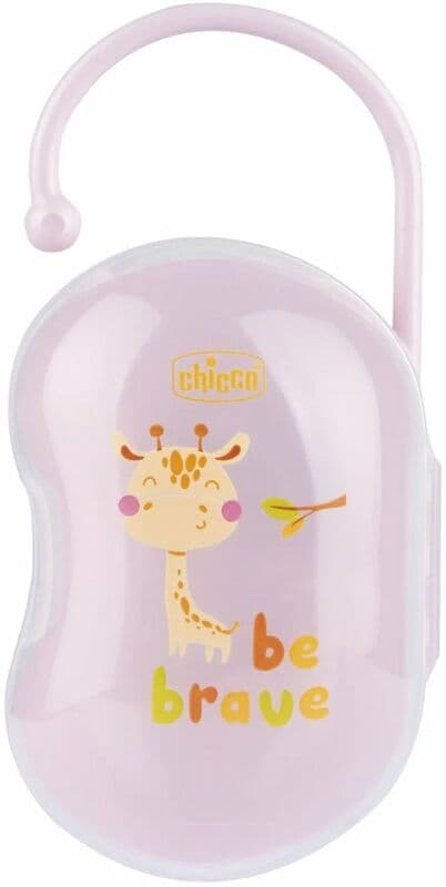 Chicco Θήκη Για 2 Πιπίλες-Ροζ (C80-00205-11)