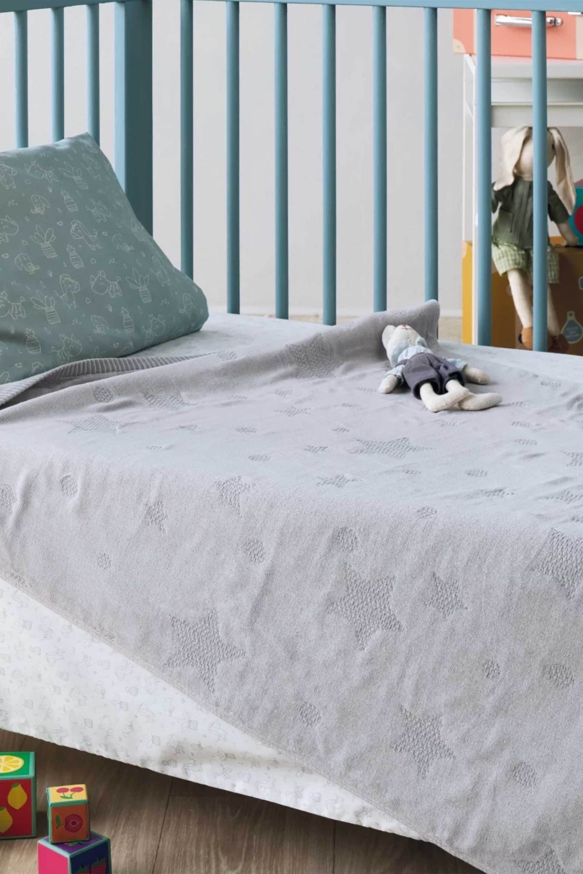 Kentia βρεφική κουβέρτα αγκαλιάς ματλασέ 70 x 100 cm "Dione" - 000077582
