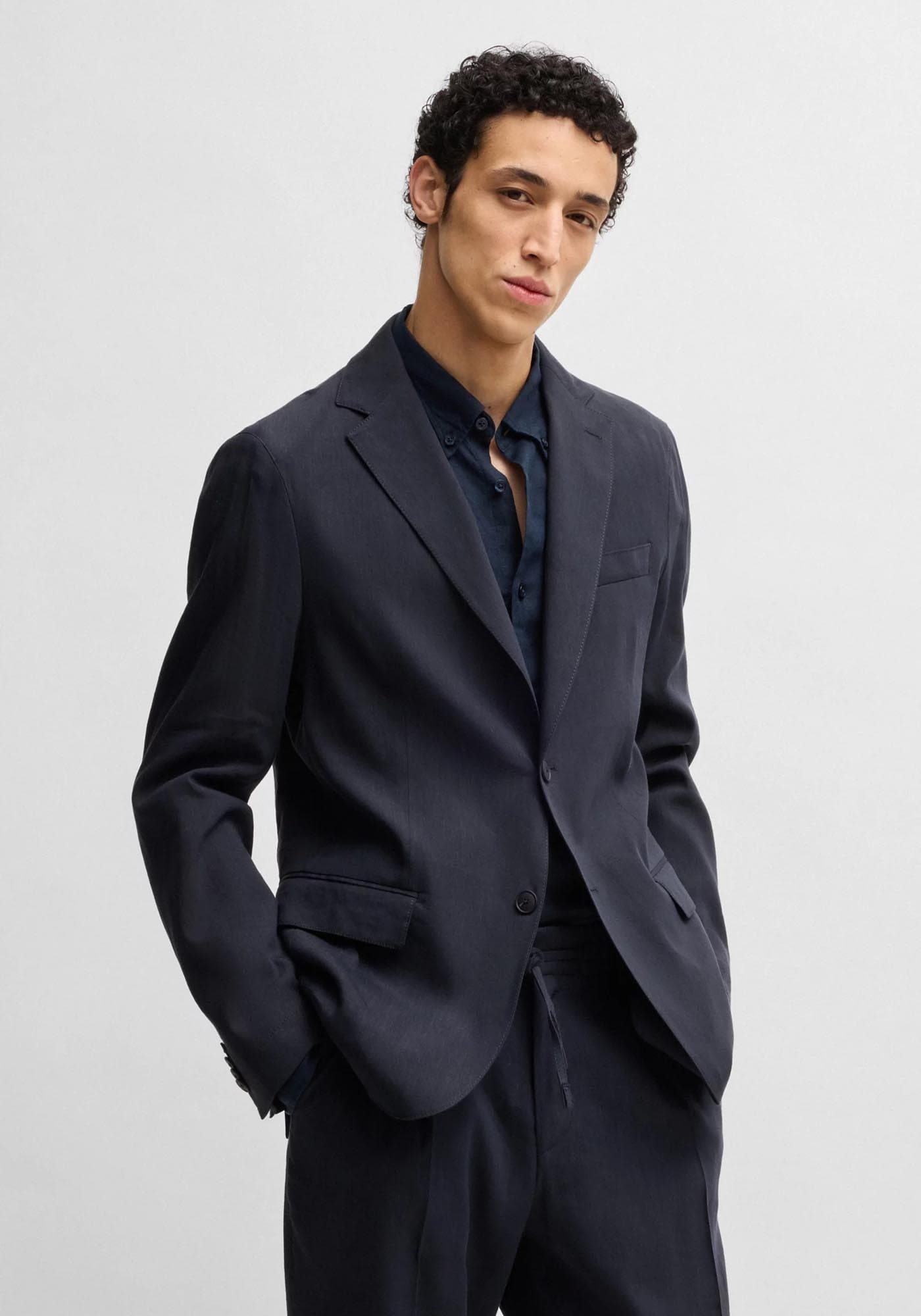 BOSS Σακάκι της σειράς Hanry - 50540685 404 Dark Blue