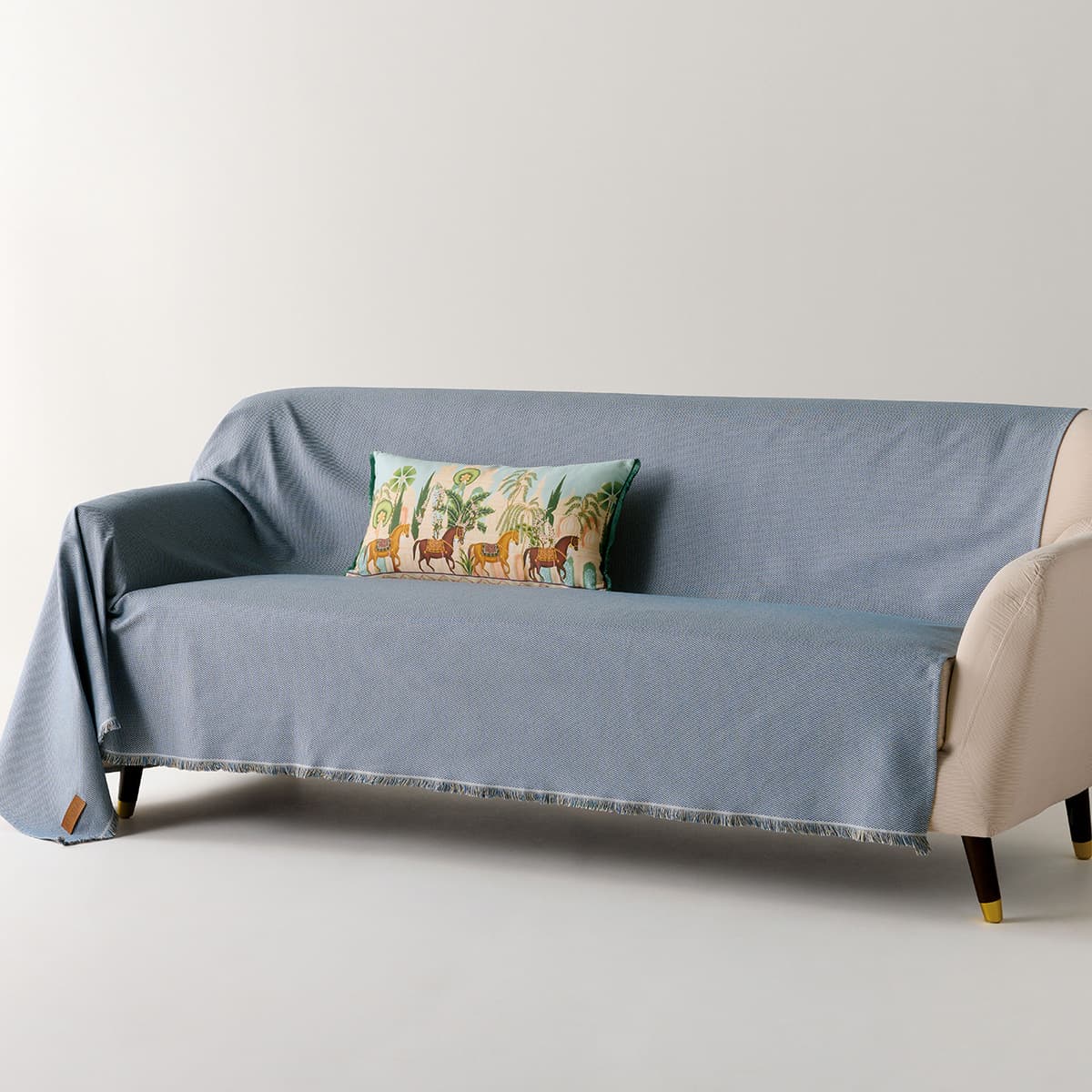 Ριχτάρι Καναπέ Τετραθέσιου (180x320) Kentia Loft Everan 38 Blue