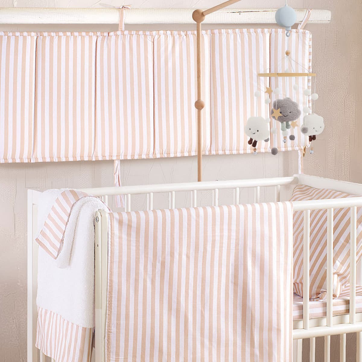 Πάντα Κούνιας (200x43) Rythmos Baby Eloise Beige