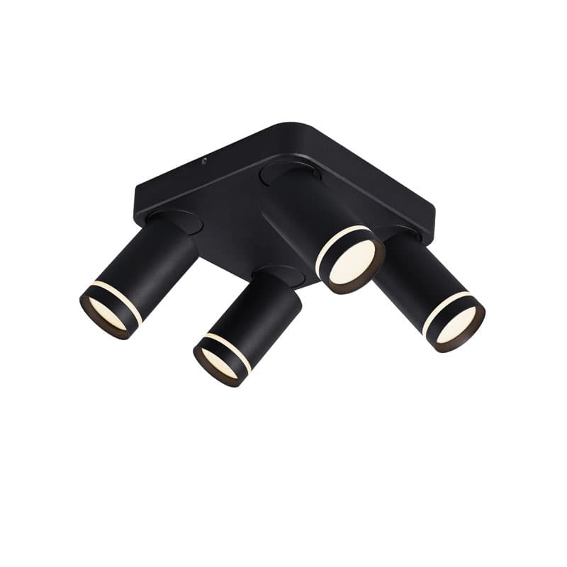Σποτ Πολύφωτο Aca Divino RA3634CBK Black