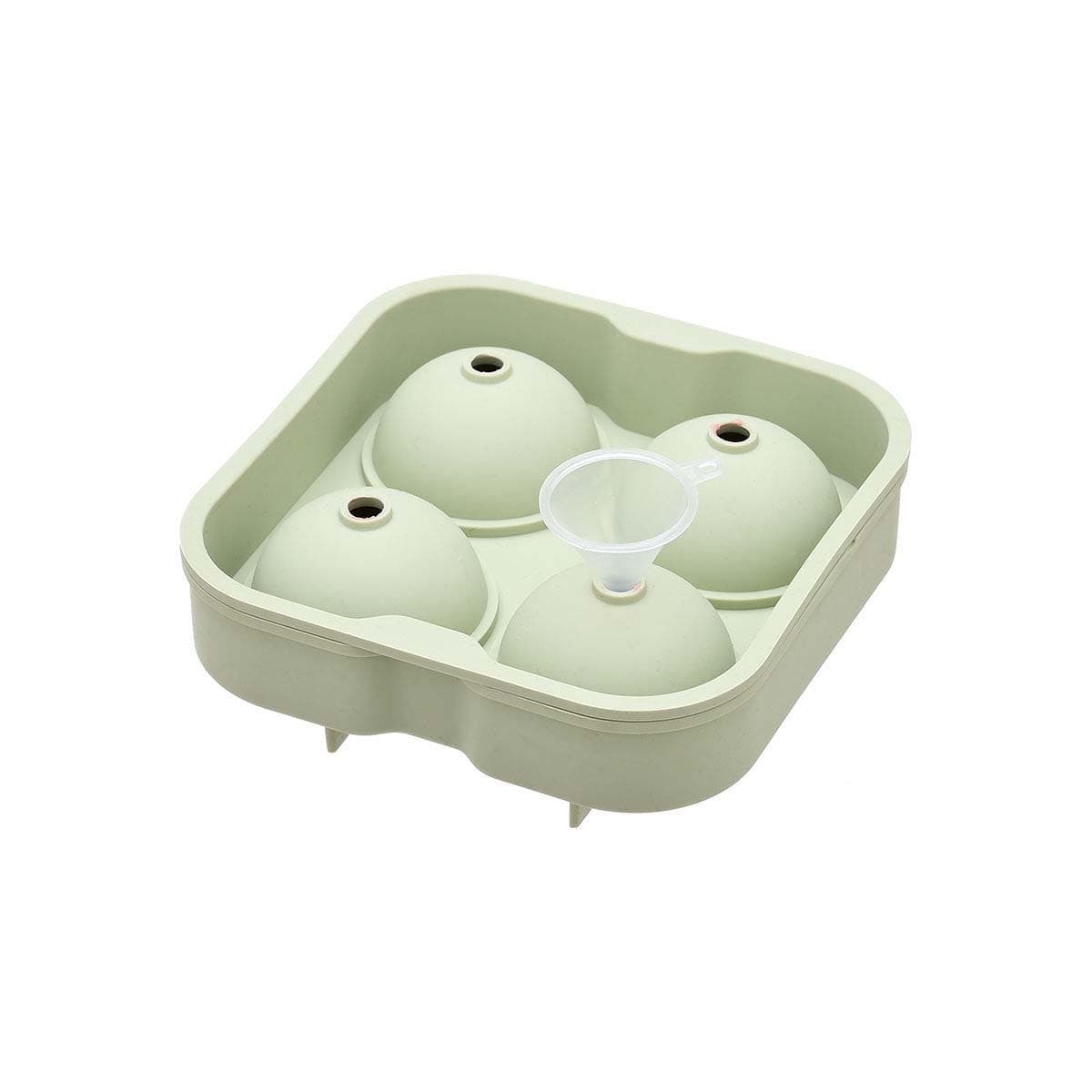 Παγοθήκη Στρογγυλή Σιλικόνης 4 Θέσεων Estia Mint Green 01-15022