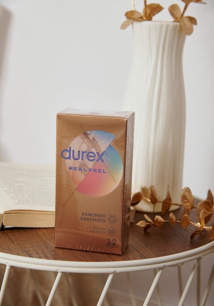 DUREX REAL FEEL (12 Προφυλακτικά) - Διάφανο