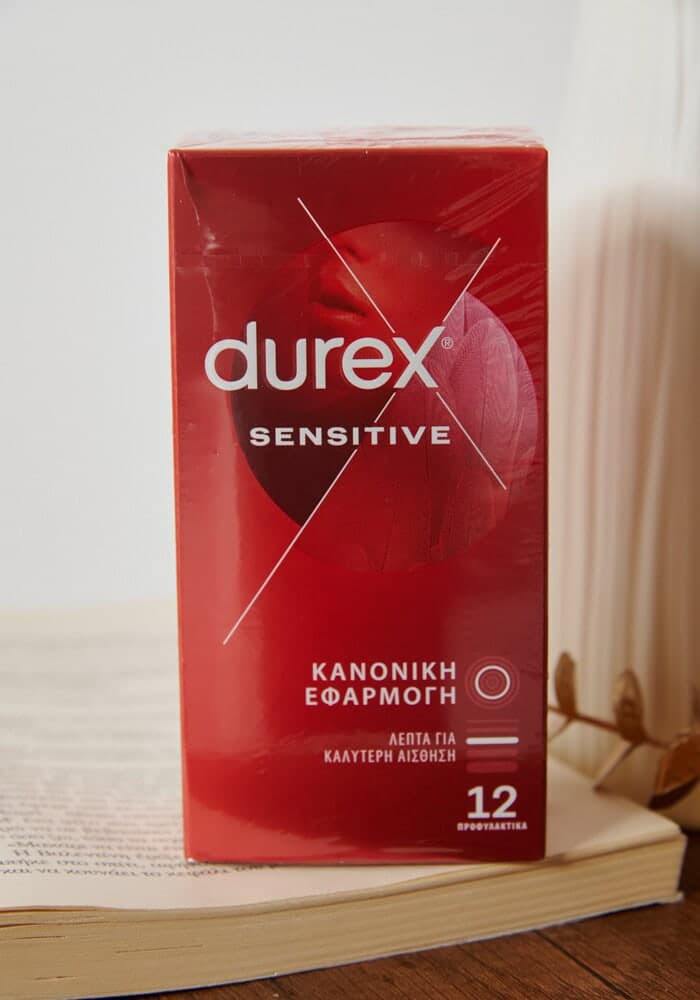 DUREX SENSITIVE (12 Προφυλακτικά) - Διάφανο