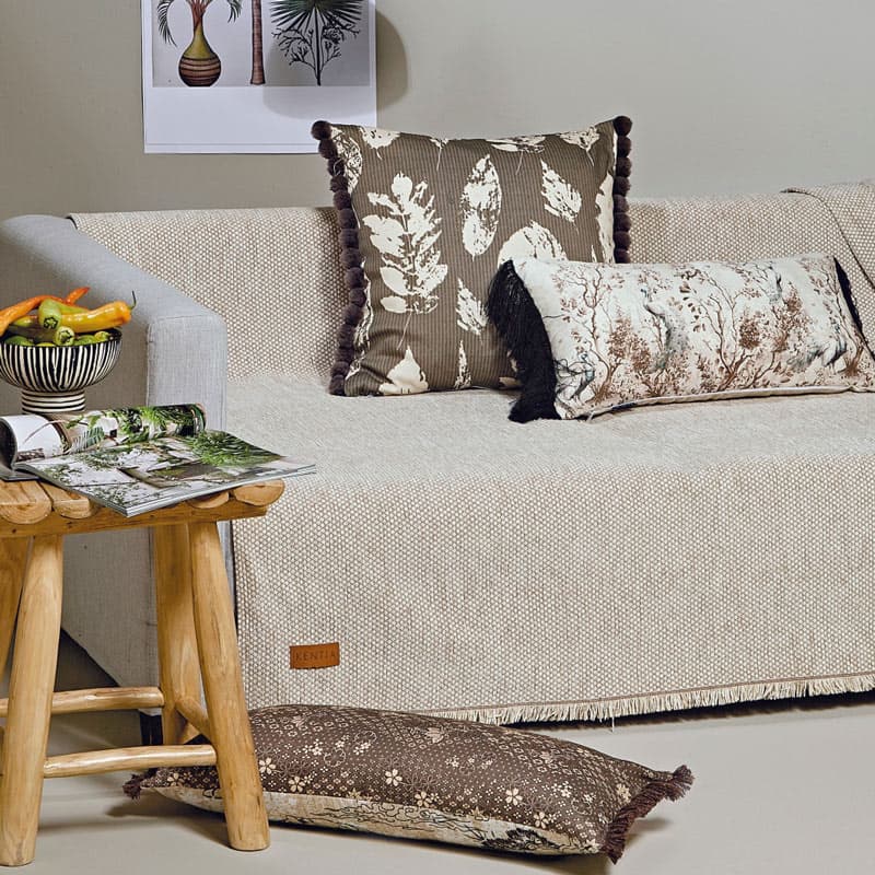 Ριχτάρι Τετραθέσιου Καναπέ 180x340 Kentia Stylish Kanon 12 Beige 180x340