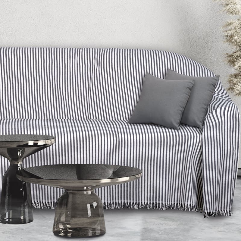 Ριχτάρι Διθέσιου Καναπέ 180x250 Das Home Throws 0253 Black 180x250