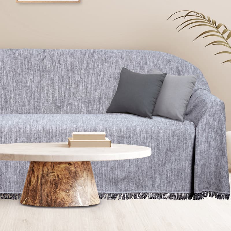 Ριχτάρι Διθέσιου Καναπέ 180x250 Das Home Throws 0259 Black 180x250