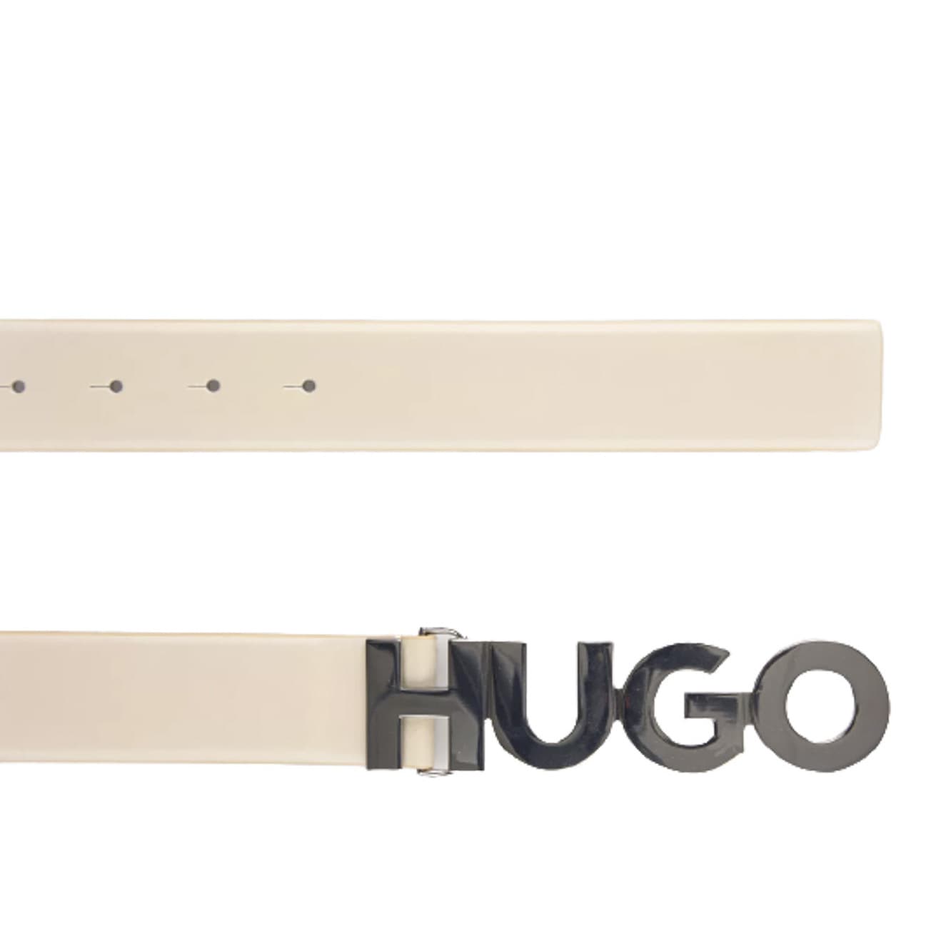 Γυναικεία Δερμάτινη Zula Ζώνη Μπεζ Hugo 50470629-271