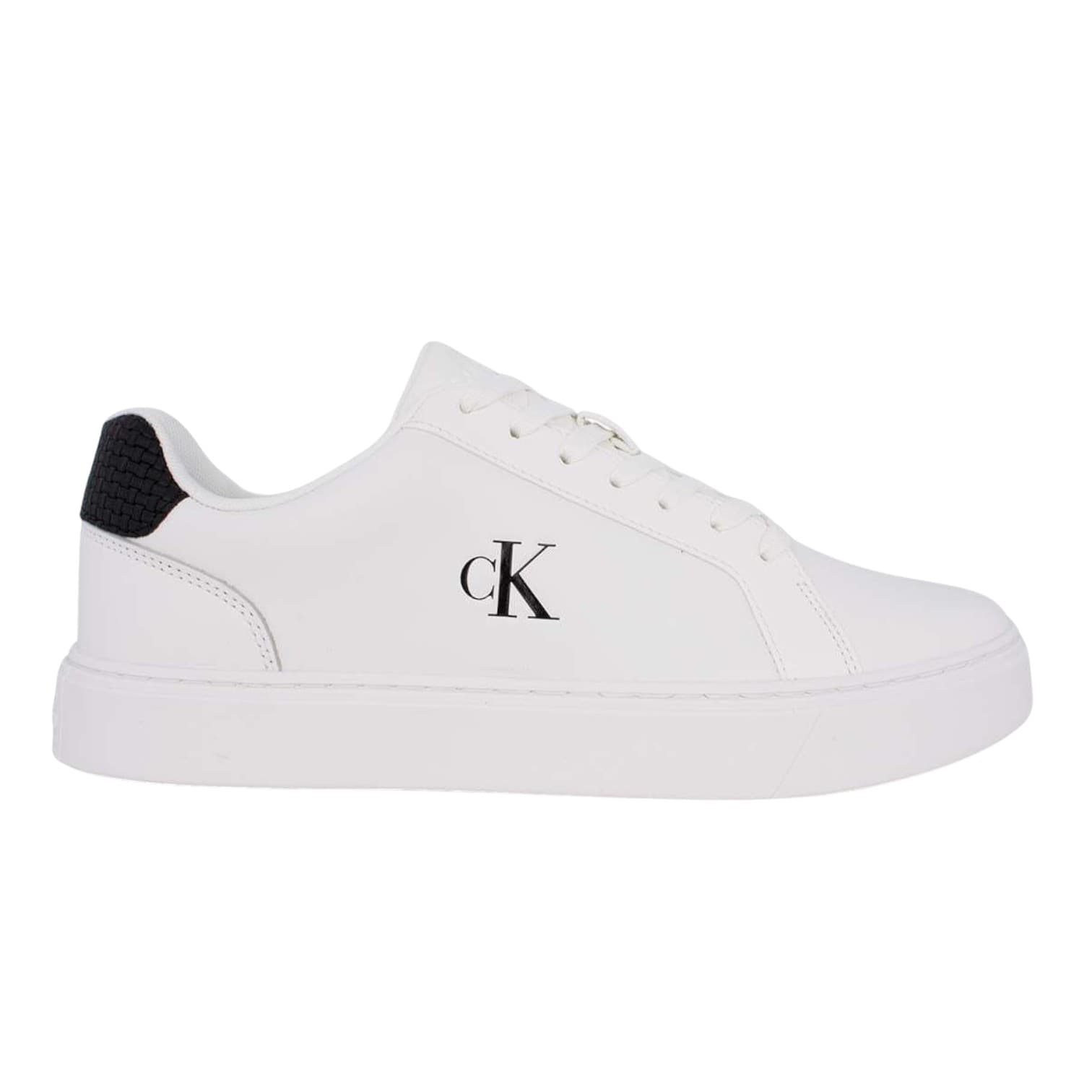 Ανδρικά Δερμάτινα Sneakers Calvin Klein YM0YM01447-01W Λευκά