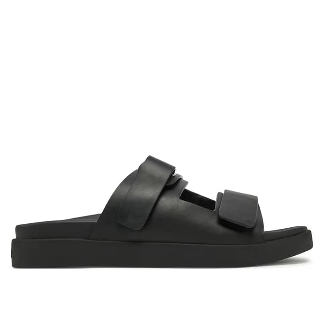 Γυναικεία Δερμάτινα Σανδάλια Calvin Klein HW0HW02489 BEH Μαύρα