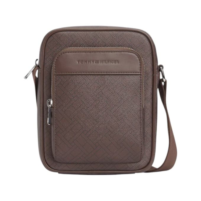 Ανδρική Τσάντα Χιαστί Tommy Hilfiger AM0AM14138-GB6 Καφέ