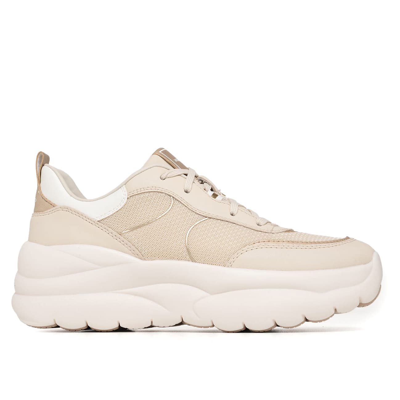 Γυναικεία Ανατομικά Sneakers Geox Xtors D651FB-09BBN-C1S2L Μπεζ