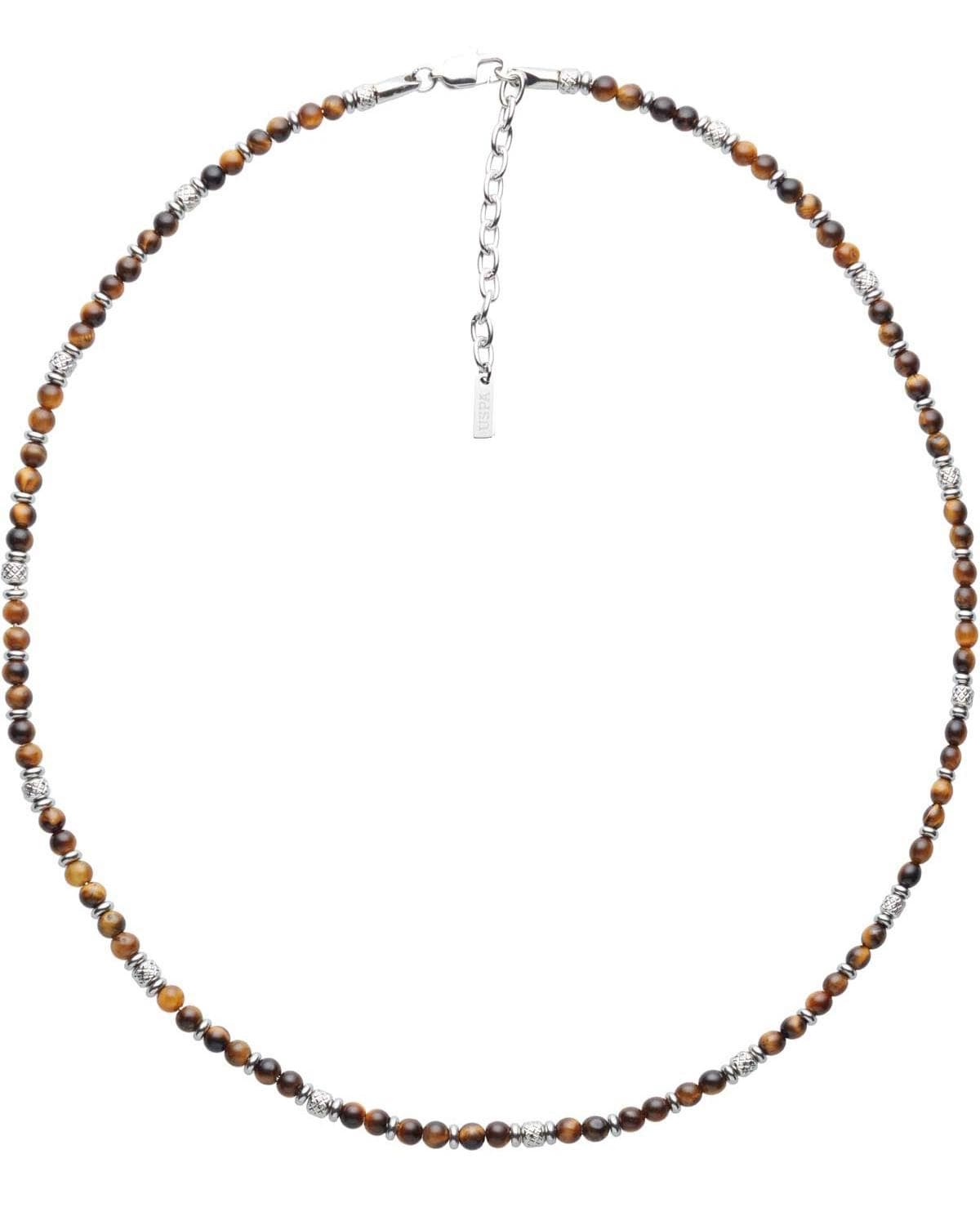 U.S. POLO Κολιέ από Ανοξείδωτο ατσάλι Brown JW6032NK