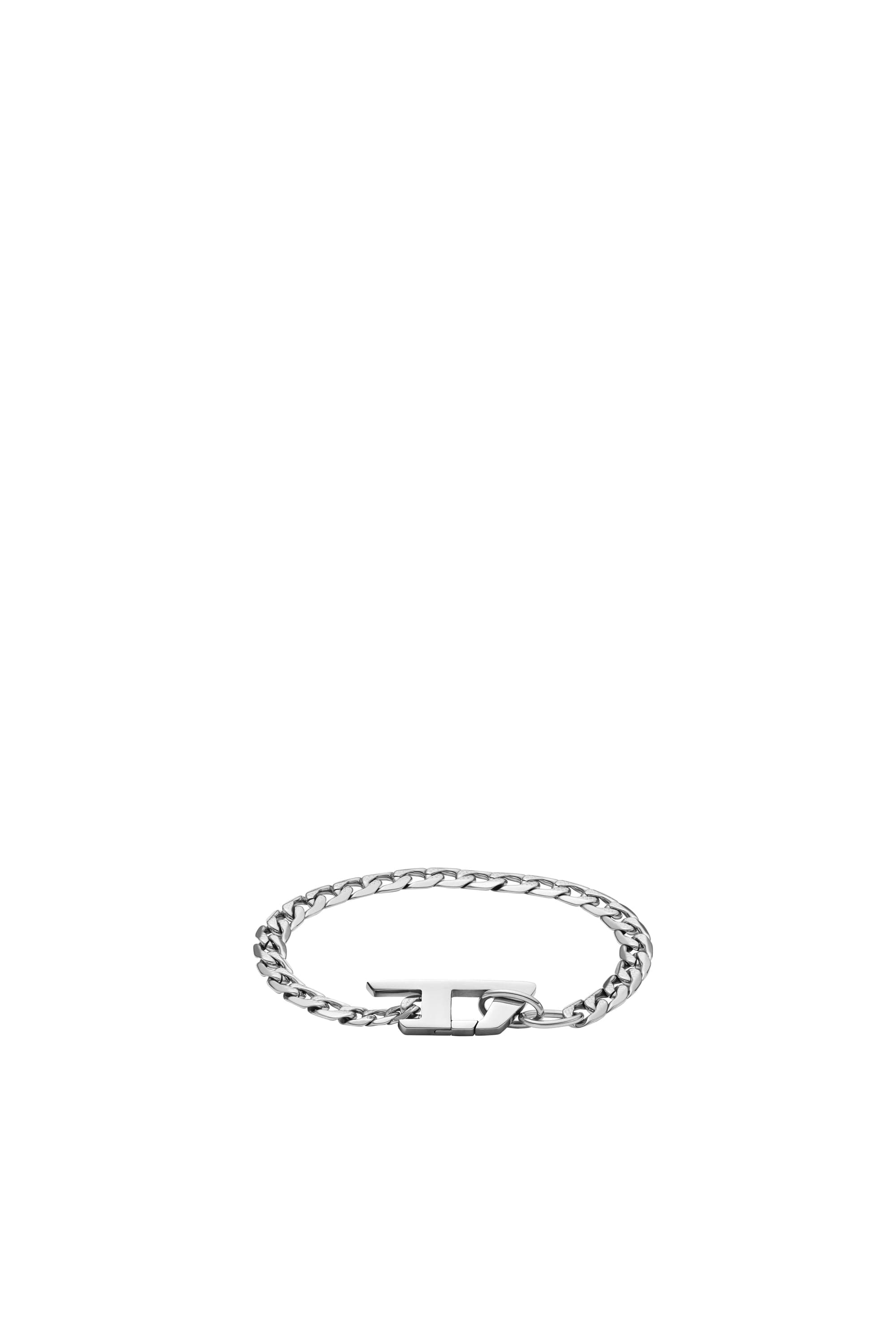 Diesel - Stainless steel chain bracelet - Bracelets - Unisex - Silver