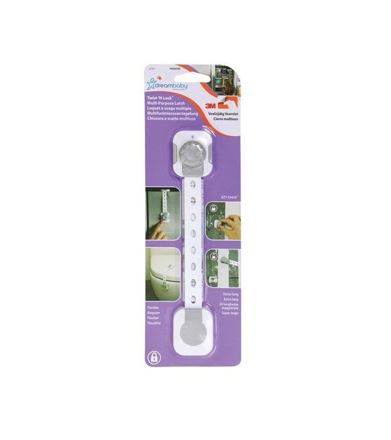 Ασφάλεια Ντουλαπιών & Συρταριών Multi Lock White-Grey DreamBaby BR74693