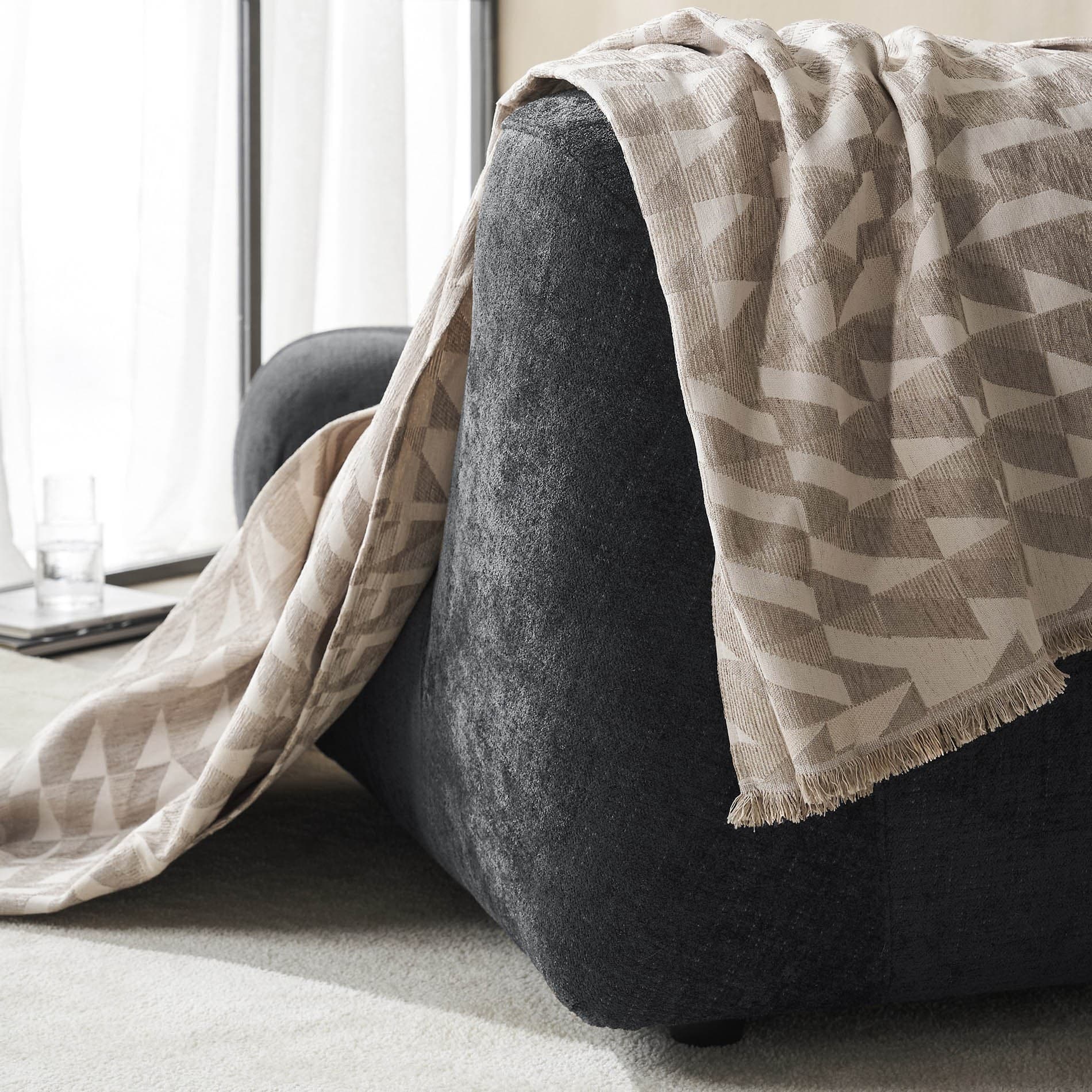 Ριχτάρι Πολυθρόνας Gofis Home Caspian Beige 20-07-156-1/06 180x180
