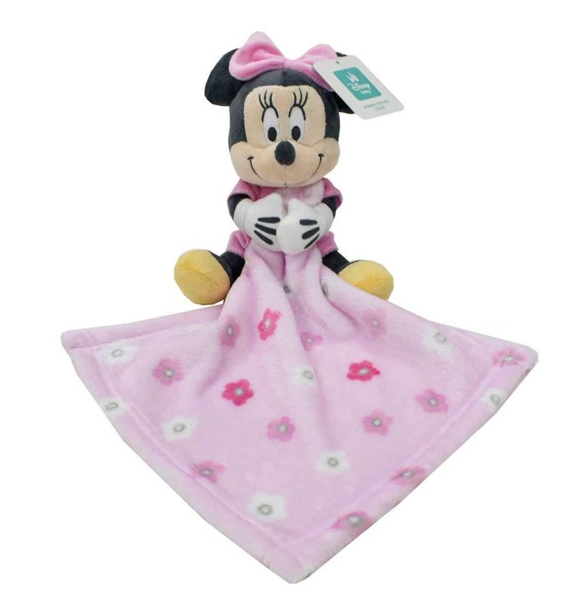 Λούτρινο Disney Home με Πανάκι Παρηγορίας Coral Fleece Εμπριμέ bebe Minnie 37 Ύψος 25 cm Pink