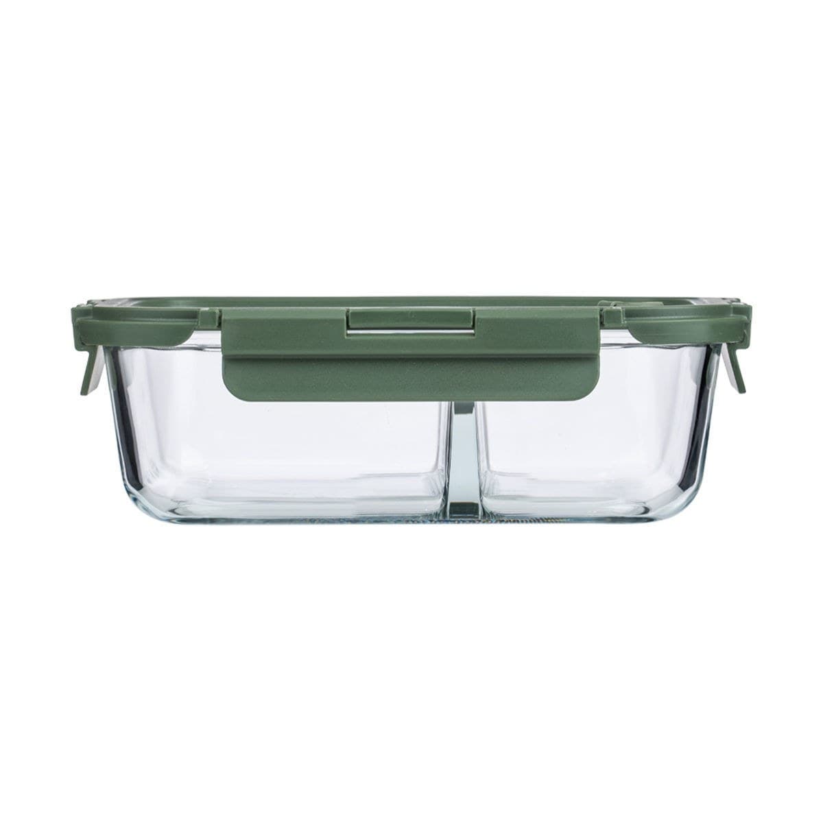 Estia Φαγητοδοχείο Click&Seal 2 Θέσεων Με Αεραγωγό 1460Ml Olive