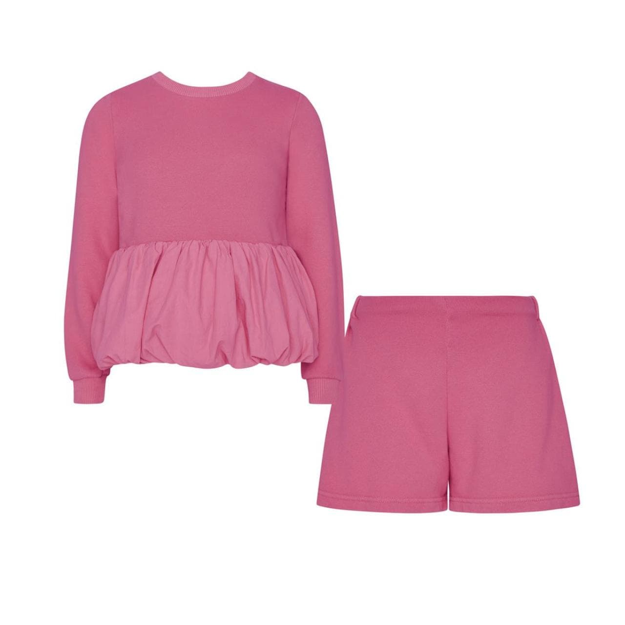 Σετ φούτερ κορίτσι two in a castle-T6725-Pink