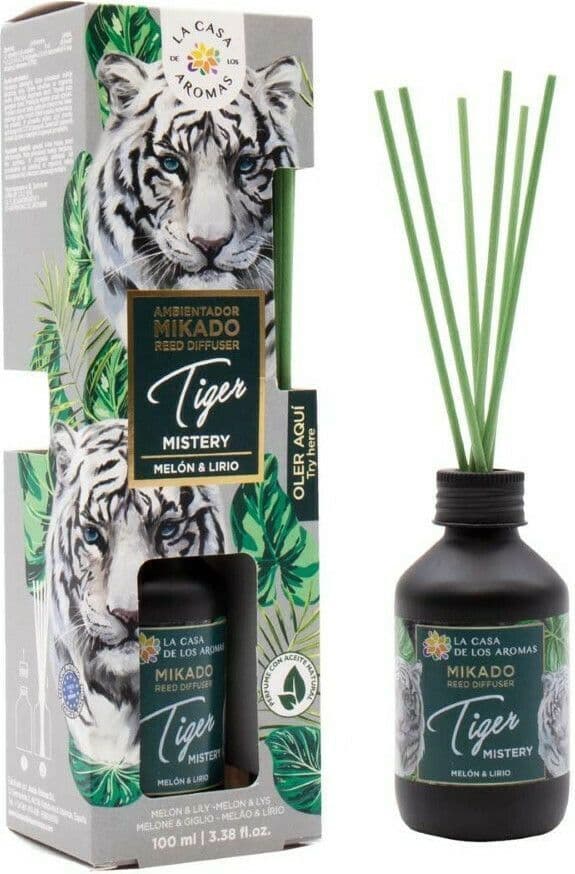 La Casa de los Aromas Αρωματικό Χώρου Tiger Mystery με sticks Lily & Πεπόνι 100ml
