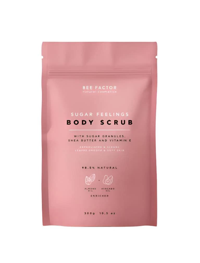 Bee Factor Sugar Feelings Nourishing Body Scrub Απολεπιστικό & Θρεπτικό Scrub Ζάχαρης για το Σώμα – 300gr
