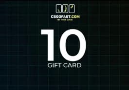 CSGOFAST Gift Card 10 Fast Coins Key - ROW