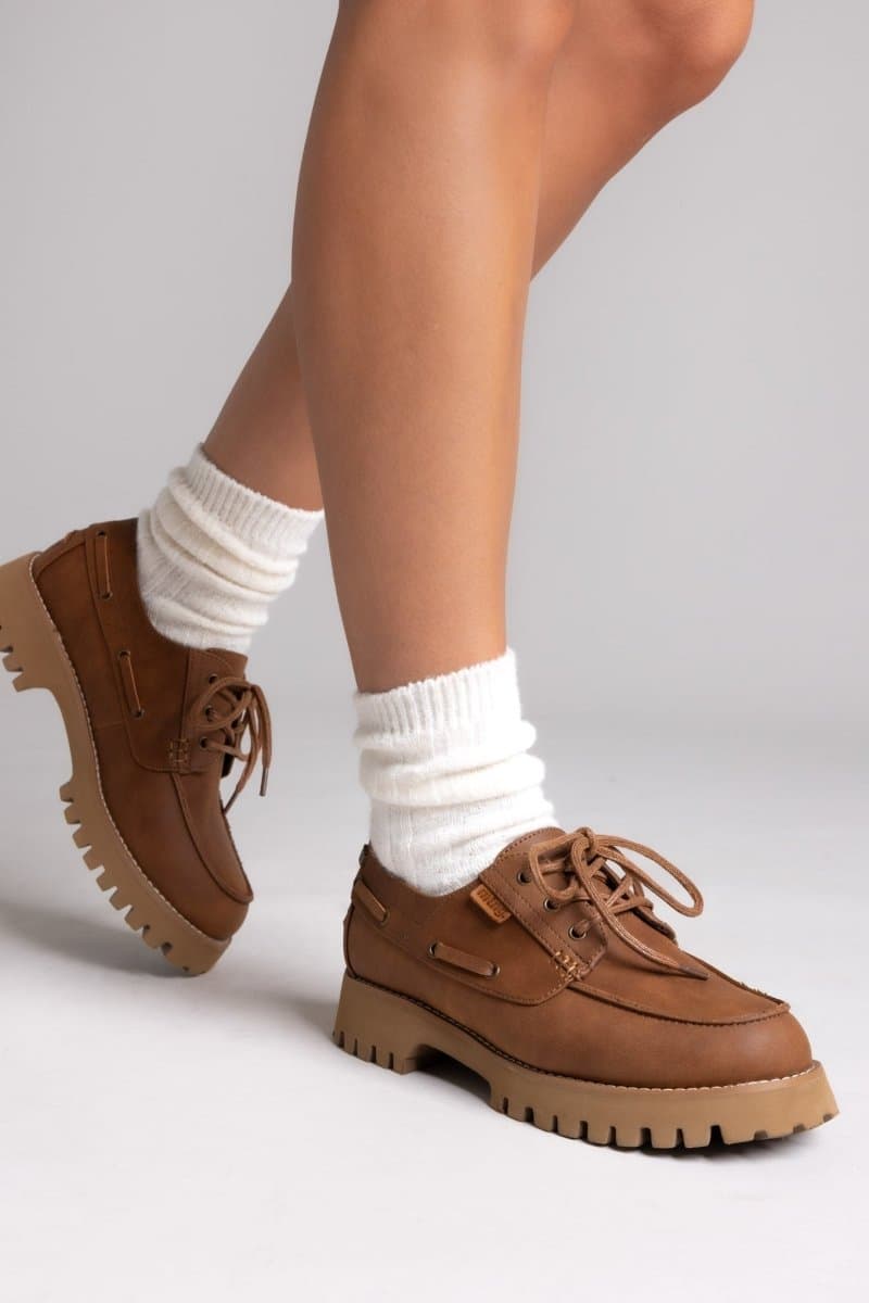 MARIAMARE Δετά loafers - 55270 - Ταμπά Ματ