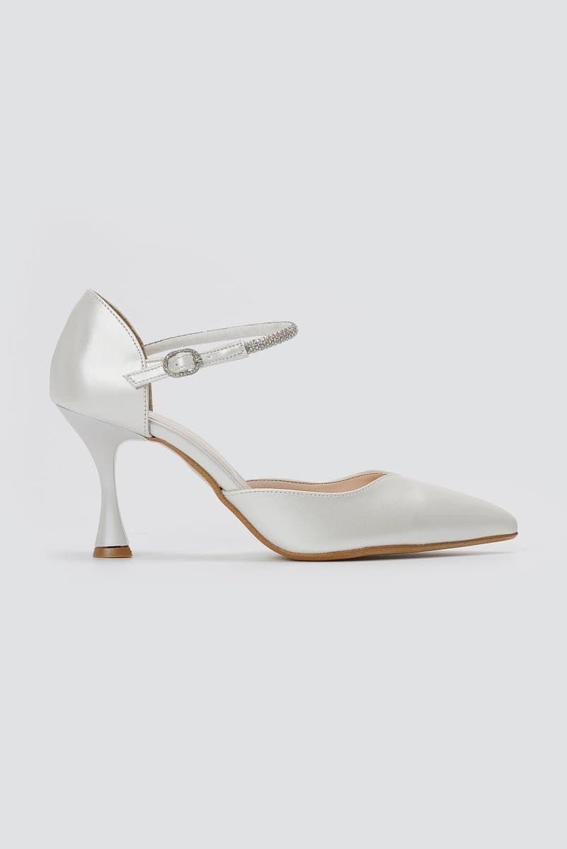 TFP Γόβες με μυτερή μύτη - 720 - White Pearl