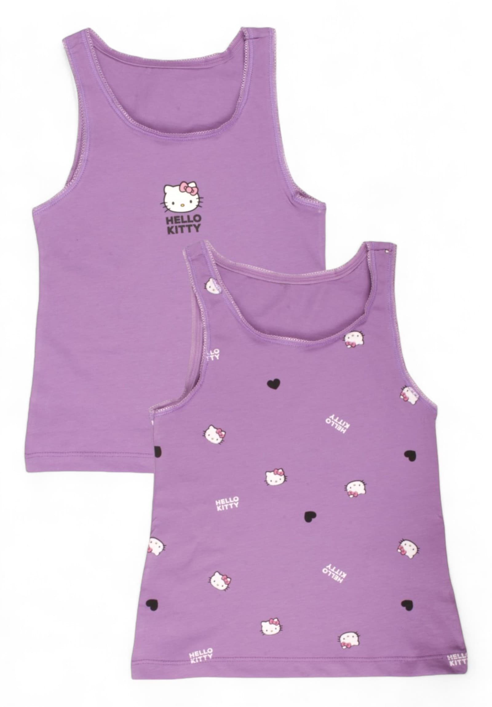 Φανελάκι παιδικό αμάνικο Hello Kitty Rolypoly 2 Τεμ. MI0060-Λιλά