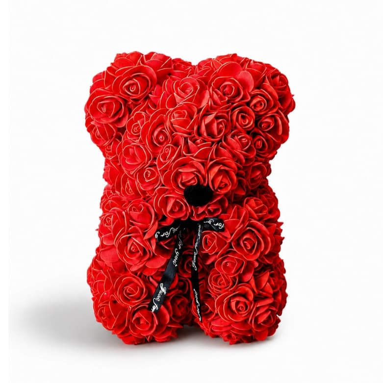 Rose Bear Κόκκινο Essential 25cm σε κουτί