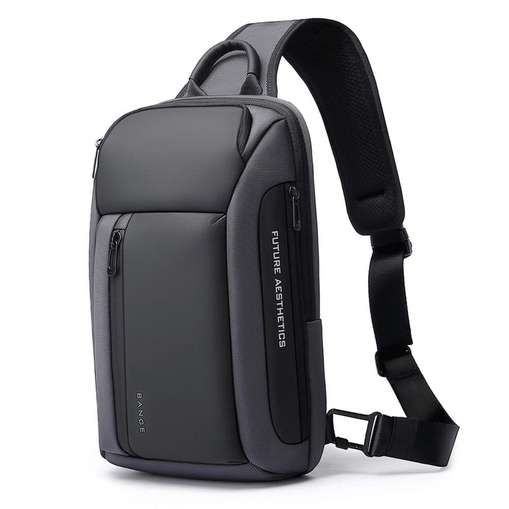 Τσαντάκι Ώμου Χιαστί Crossbody 7566 36x20,5x10,5cm Grey Bange