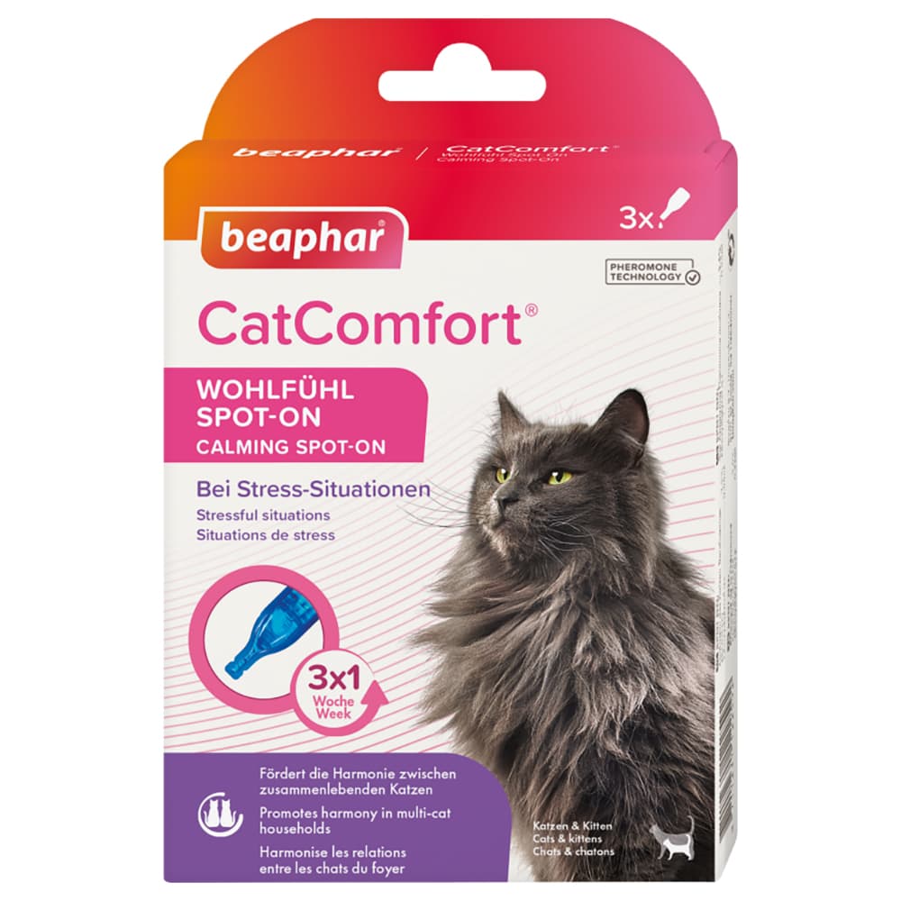 beaphar CatComfort Spot-On για Ευεξία - 3 πιπέτες x 0,55 ml