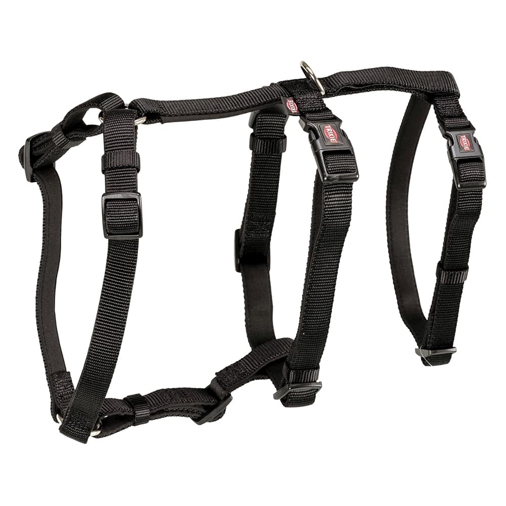 Trixie Stay Σαμαράκι Ασφαλείας, μαύρο - Μέγεθος S–M: 40–65 cm περίμετρος θώρακα, Π 15 mm