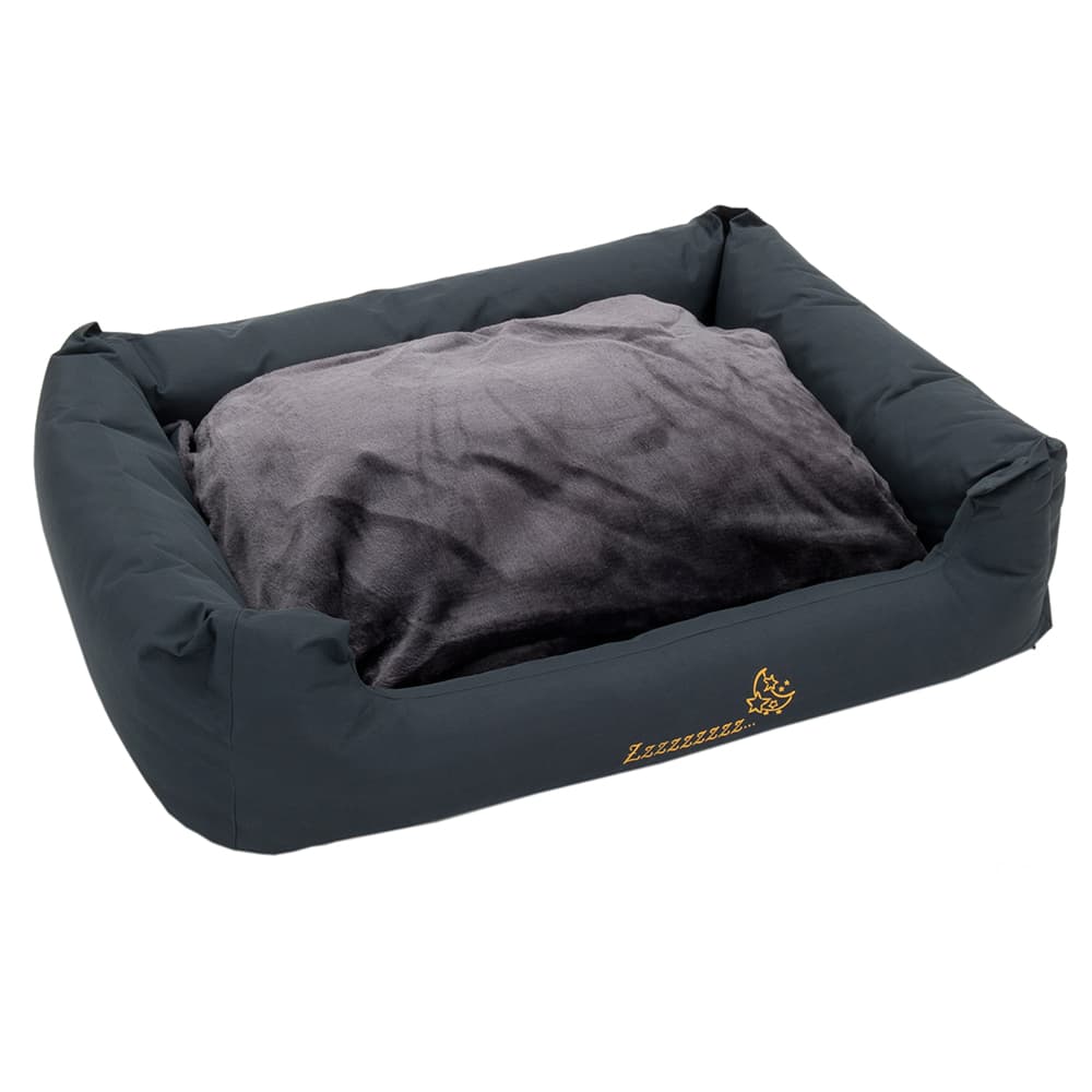 Κρεβάτι Σκύλων Sleepy Time με μαξιλάρια, γκρι - Μ 100 x Π 75 x Υ 30 cm