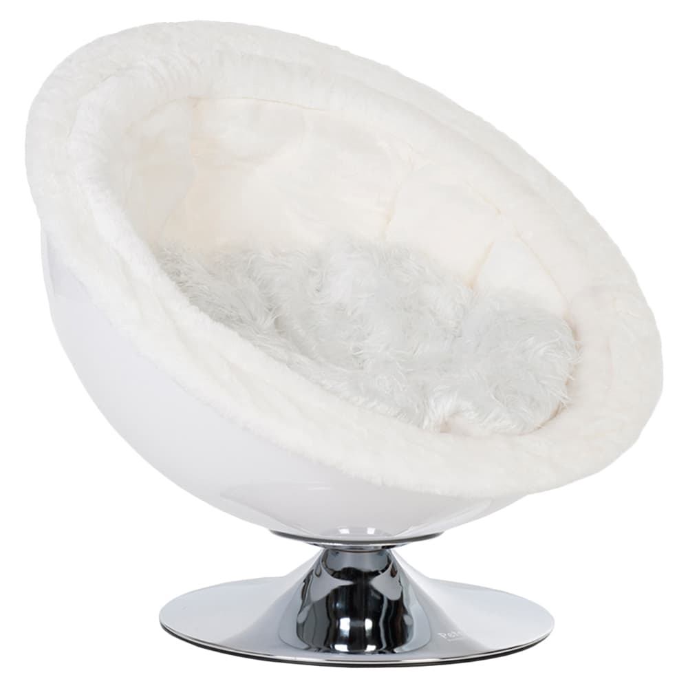 Retro Pet Nest White Πολυθρόνα για Κατοικίδια - Ø 60 cm