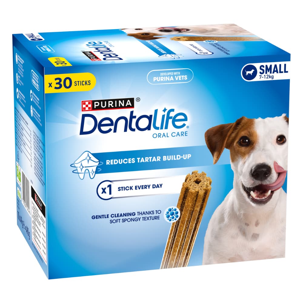 PURINA Dentalife Daily Oral Care για μικρόσωμους σκύλους (7-12 kg) - 30 στικ (10 x 49 g)