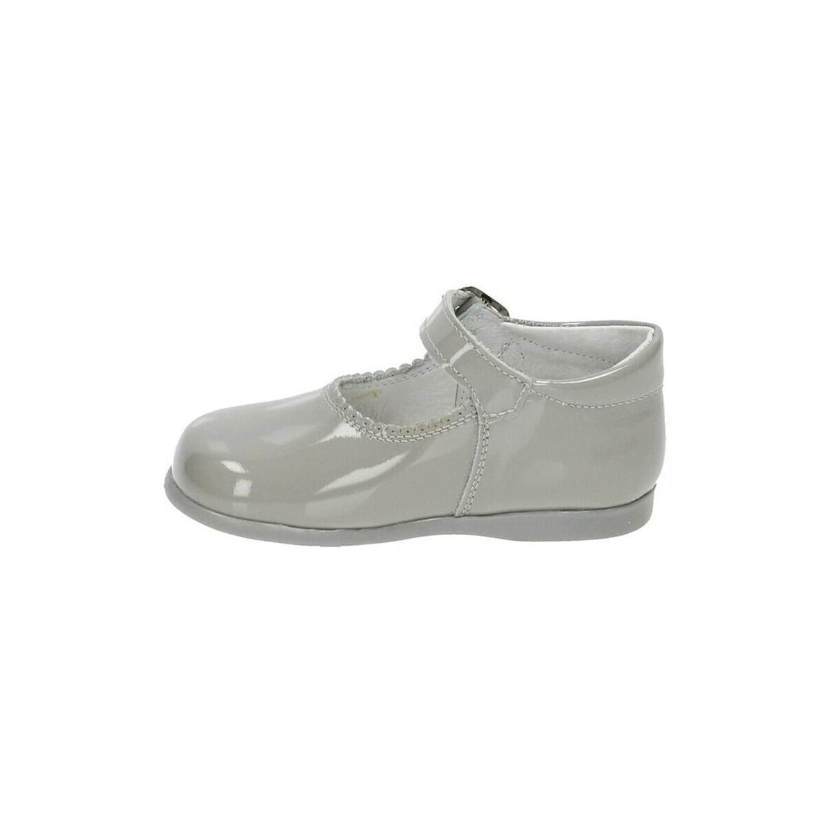 Bambineli 457 Merceditas charol con hebilla Gris