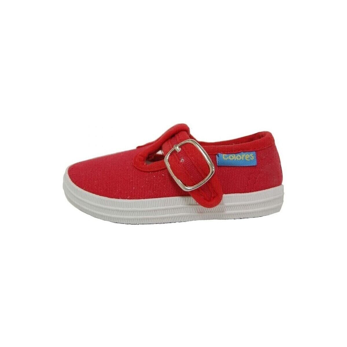 Παπούτσια για τα πρώτα βήματα Colores PEPITO LONA 190831 Rojo