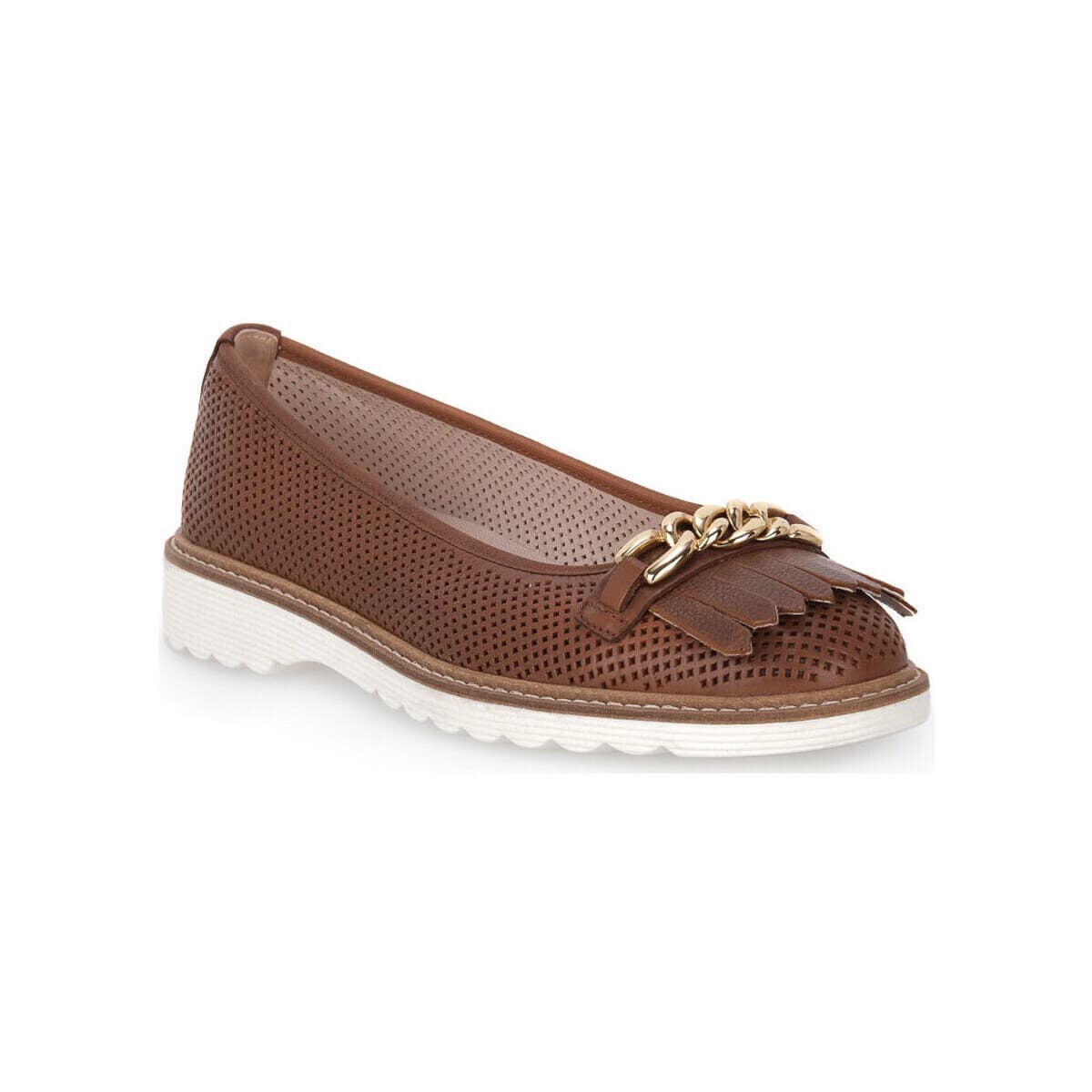 Μπαλαρίνες Cinzia Soft 002 COW NEW CUOIO